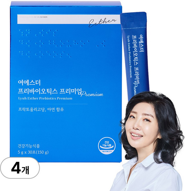 [본사직영] 여에스더 프리바이오틱스 프리미엄 국민영양 프로젝트, 4개, 30회분