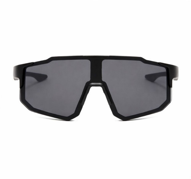 펜타드 자외선차단 선명한 HD렌즈 스포츠 고글 선글라스, 1세트, 베이직 블랙