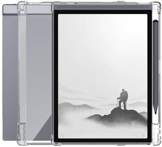 대응 iFLYTEK AINOTE 에어 2/2 Pro 케이스 클리어 커버 Sediven 투명 TPU 슬림형 소프트 렌즈 보호 지문방지 황변방지 경량 낙하 방지 긁힘방지 전면보호커버
