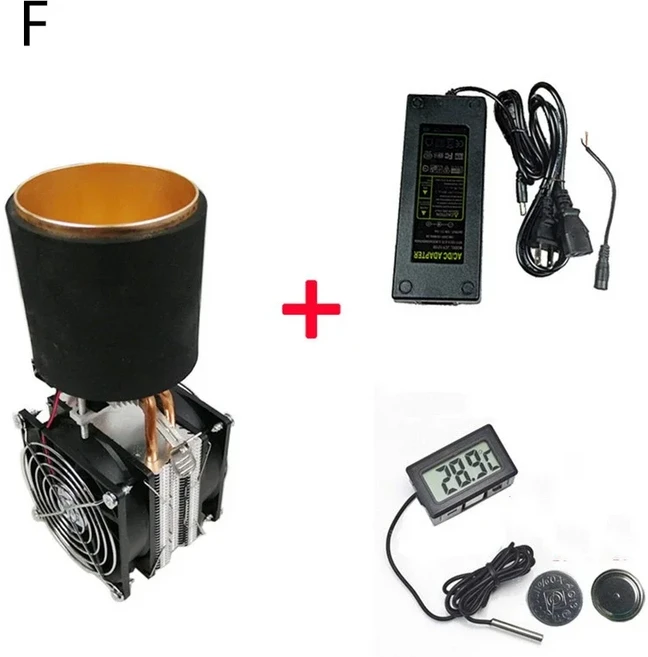 반도체 냉장고 DIY 음료 냉동 컵 제빙기 빠른 냉각 설탕 장식 키트 소형 냉각 시스템, 06 F