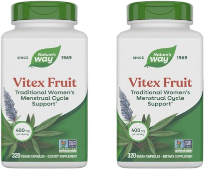 네이쳐스웨이 바이텍스 Vitex Fruit 400mg 320캡슐, 320정, 2개