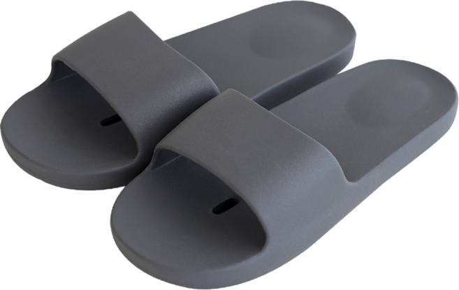 유얼홈 365플러스 욕실화 EVA 문에 안걸리는 발등 낮은 양발 화장실 욕실 슬리퍼, 다크그레이L, 1개