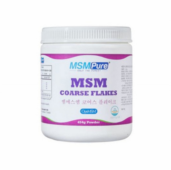 엠에스엠퓨어 MSM 식이유황 코어스플레이크 분말, 454g, 1개