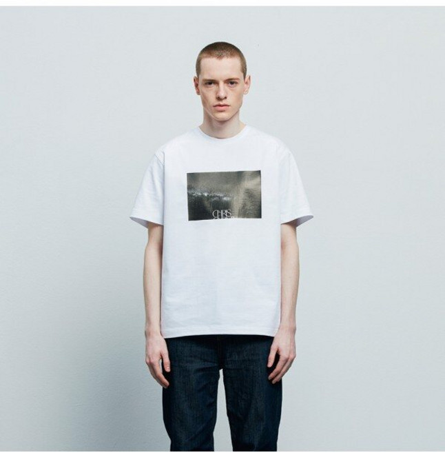 크리스크리스티 크리스크리스티 원색분해 프린트 반팔 티셔츠_WHITE / KKMASWMOP05