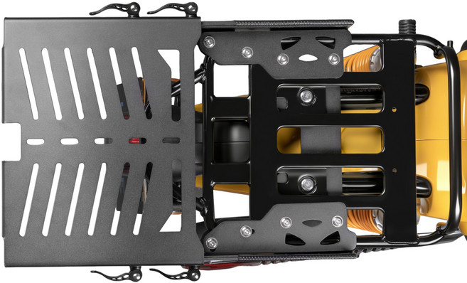 CUBLAND 슬라이드 짐대 슈퍼커브 헌터커브 탑박스 브라켓 오토바이 리어캐리어, 1개