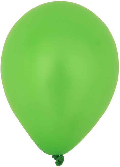 퀄라텍스 라운드 고무풍선 13cm, 100개, 패션라임그린