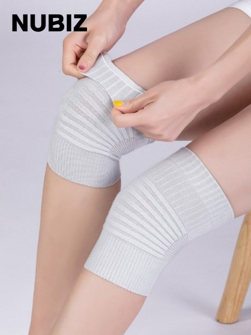 누비즈 1+1 무릎보호대 얇은 무릎 워머 x 2개 4color