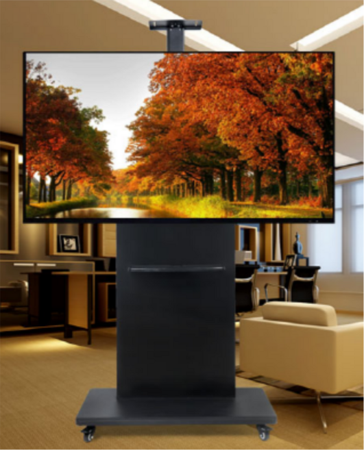 프리미엄 대형 스탠드형 이동식 tv 거치대 55 65 75 77 85 86인치 스탠드 TV 티비 거치대 높이조절형 삼성 LG 호환