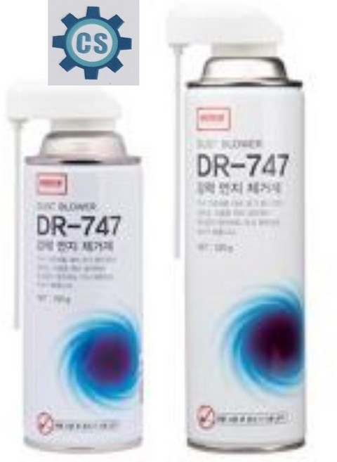먼지제거제 컴퓨터청소 스프레이 DR-747 250g 국내제조, 1개