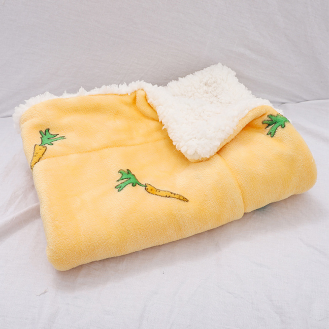 콩마루 겨울 펫 담요 겸 이불, 당근