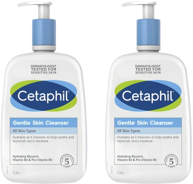 세타필 젠틀 스킨 클렌저, 2개, 1L - 쿠팡