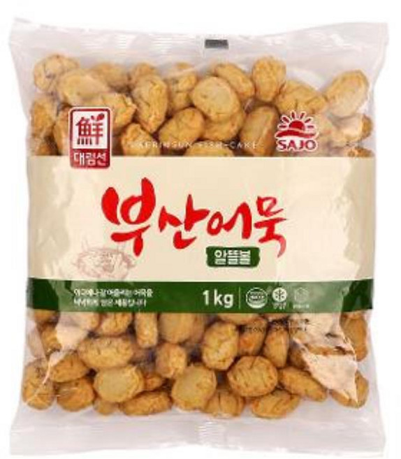 [푸른들마켓][사조] 알뜰어묵볼(1kg), 1개, 1kg