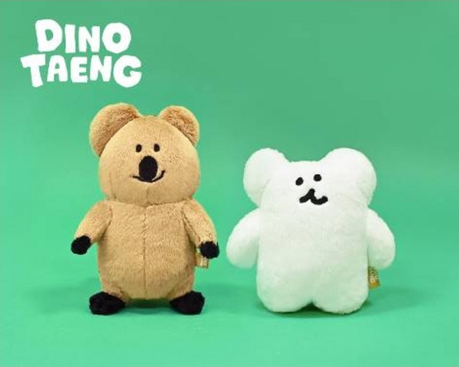 DINO TAENG 娃娃, 棕色, 1個