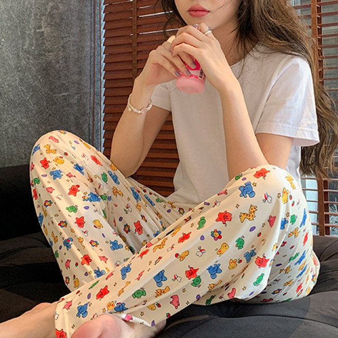 바바 남녀공용 너무편한 캐릭터 파자마바지 홈웨어