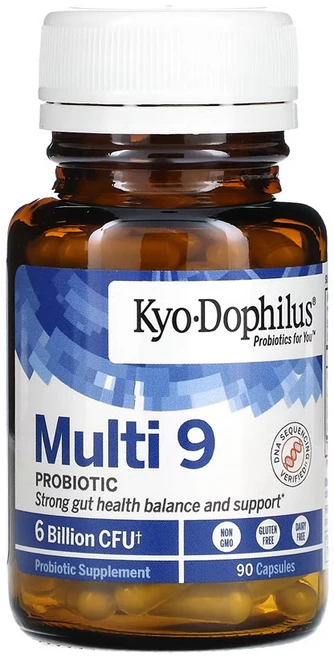 쿄릭 쿄-돌필러스 멀티 9 프로바이오틱 60억 CFU 90 캡슐, 1개, 90정 - 쿠팡