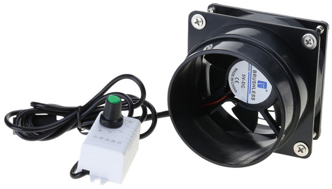 USB 조절식 속도 환기 송풍기 인라인 부스터 윈도우 배기구 화장실 주방 배기구 전원 도구, 01 빠른, 01 single fan