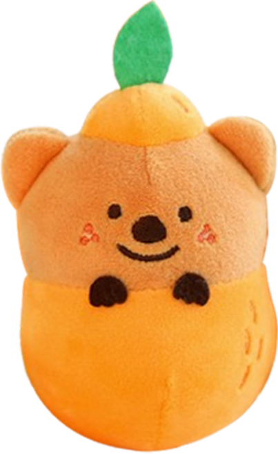 모찌타운 스트레스볼 봉제인형, 125mm, Jeju Hallabong Kiki, 1개