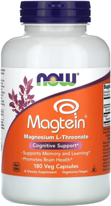 나우푸드 마그네슘 Magtein 180캡슐, 1통, 180정 - 쿠팡