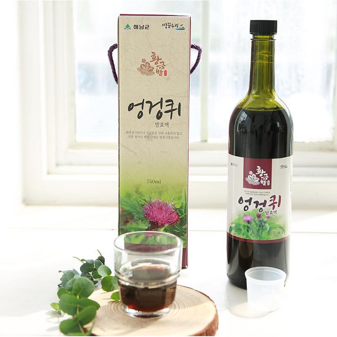 국내산 100% 5년숙성 엉겅퀴 발효액 750ml, 2개