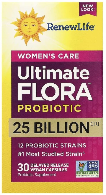 리뉴라이프 유산균 여성 Ultimate Flora 프로바이오틱 250억CFU 캡슐 30정, 25 0억, 1개 - 쿠팡