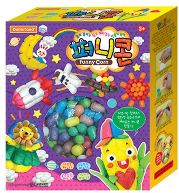 도너랜드 퍼니콘 500알, 혼합 색상, 1개