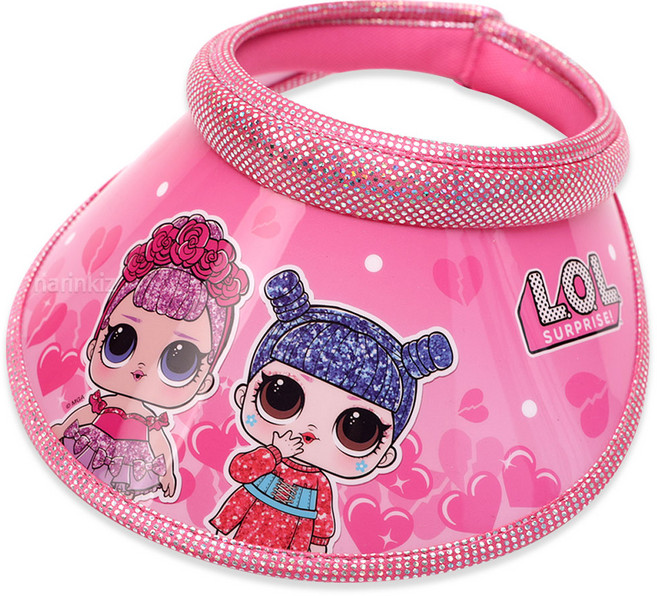 LOL 하트 썬캡 유아 아동 모자 썬바이저 여아용