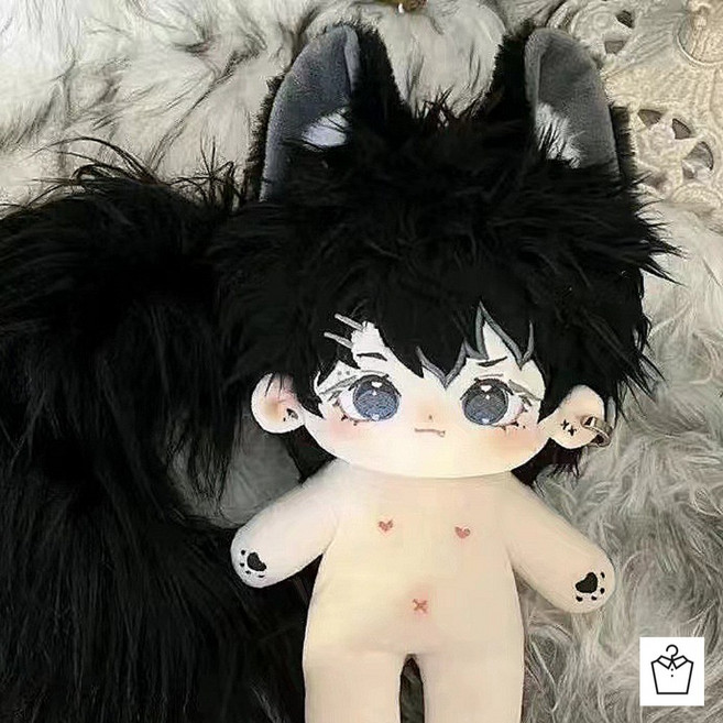 흑발 남자 아이돌인형 무속성 솜인형 옷 세트 구성 상이, 몸체, 1개, 20cm, 솜깅 몸체(인형만)
