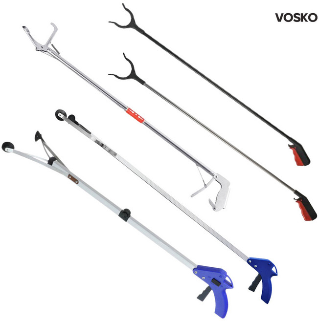 보스코 다용도 만능집게 가제트집게 해루질 뱀집게 신발정리 쓰레기 청소, 철 신발집게, V-23 80cm, 1개