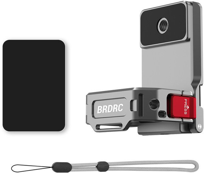 [BRDRC] DJI 오즈모 포켓 3 4 마그네틱 알루미늄 마운트 / 1/4" 나사 확장 어댑터 악세사리, 1개, PO3005