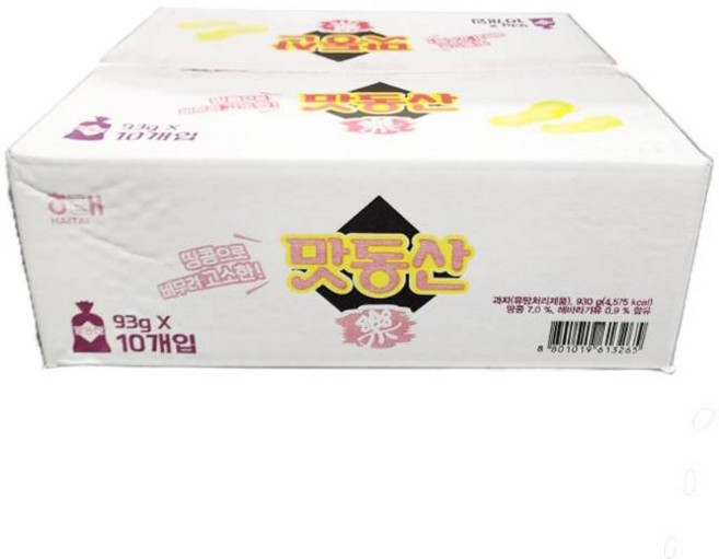 코스트코 해태 맛동산 930G 고소한 땅콩과자 사무실 탕비실 맛있는 옛날과자, 93g, 10개