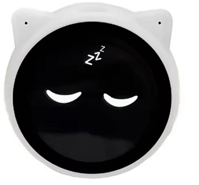 Echoear Meow Ai 채팅 로봇 동반자 데스크탑 로봇 지능형 인터콤 + 감정 인식 DOUBAO AI 음성 대화 장난감, 하얀색
