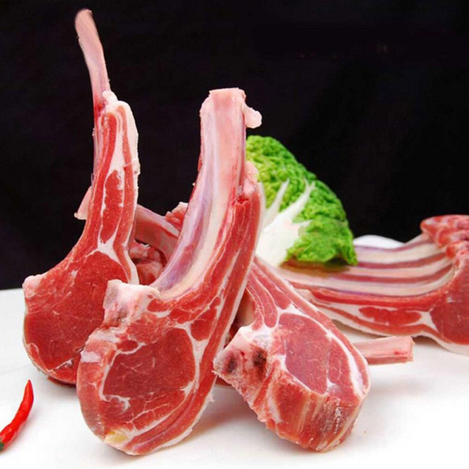 (배터짐) 캠핑가자! 숙성 냉장 양숄더랙 1Kg+2소스증정 양갈비 양고기 양꼬치 양다리 (일요일&당일발송), 1개, 1Kg