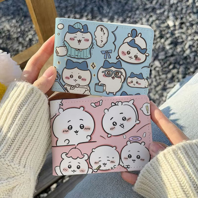 G1033 카드집갑 명함 지갑 슬롯 추가 먼작귀 캐릭터 귀여운 하티와레 치이카와