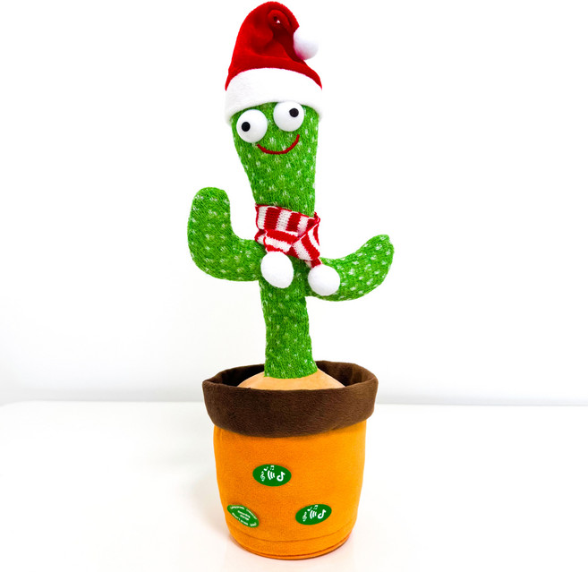 2세대 볼륨조절 가능 말하는 춤추는 선인장, 크리스마스에디션선인장, 1개