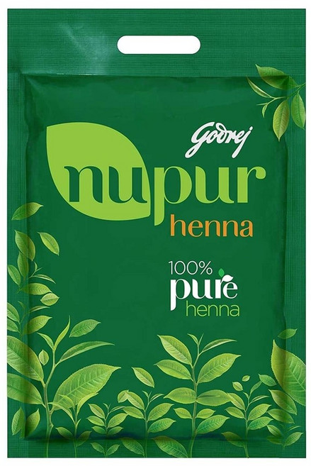 인도정품 Godrej 누푸르 Nupur 천연 헤나 파우더 9가지 허브 블렌드 55g