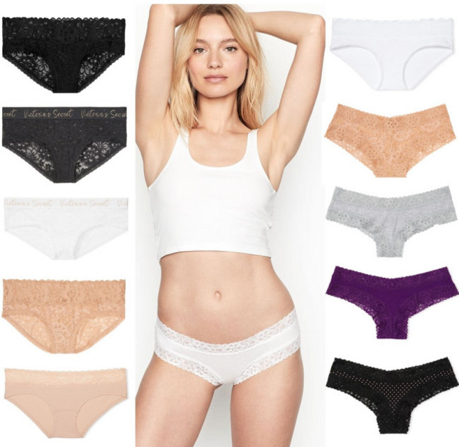 빅토리아시크릿 플로럴레이스팬티(힙허거 치키니) Floral Lace Panty