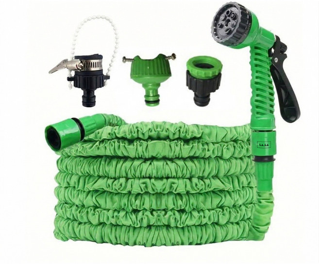 라라공방 7in1 늘어나는 물 분사 매직호스, 1개, 30M