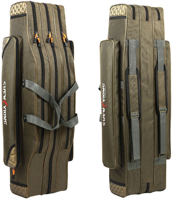 디앤몰 고급 대용량 바다 민물 루어 로드케이스 125cm 130cm 3단 낚시가방, 낚시가방(125cm)