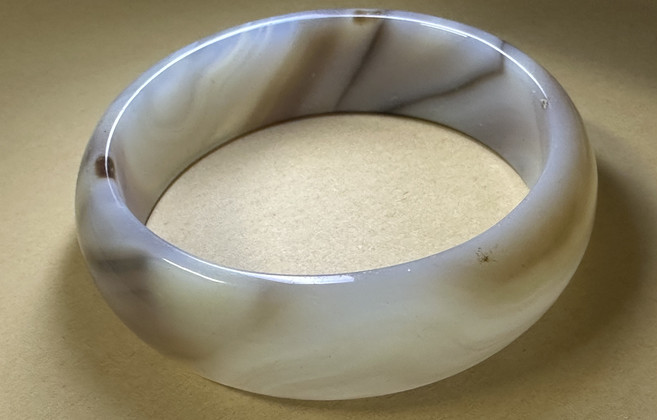 玉鐲 冰種 台灣玉, 原色, 1個