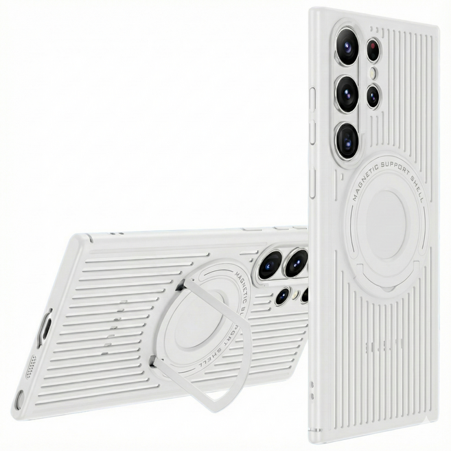 럭스폰 갤럭시 강력 렌즈 보호 방열 냉각 브래킷 하드 맥세이프 케이스