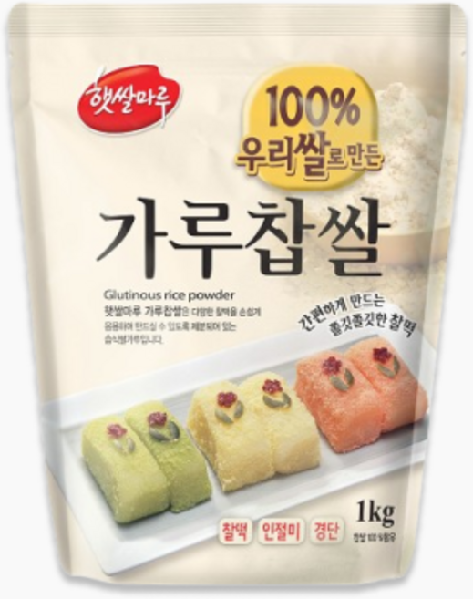 대두 햇쌀마루 가루찹쌀 / 국산, 6개, 1kg