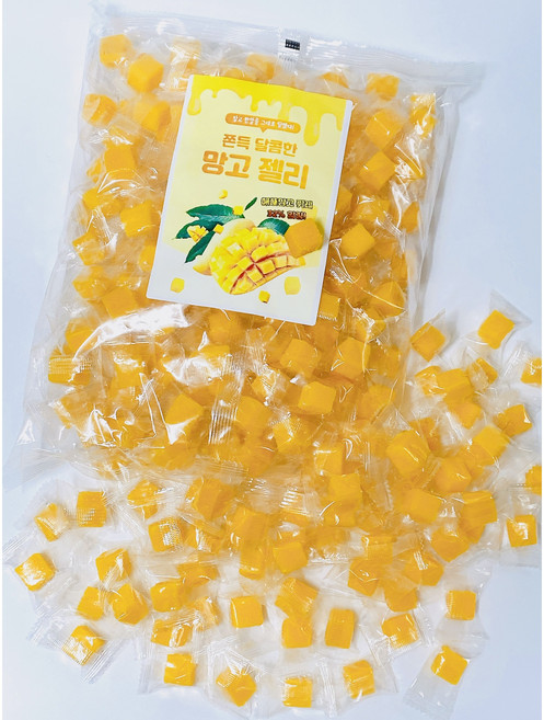 RN컴퍼니 까먹는 애플망고 젤리 1kg 과일 대용량, 6개