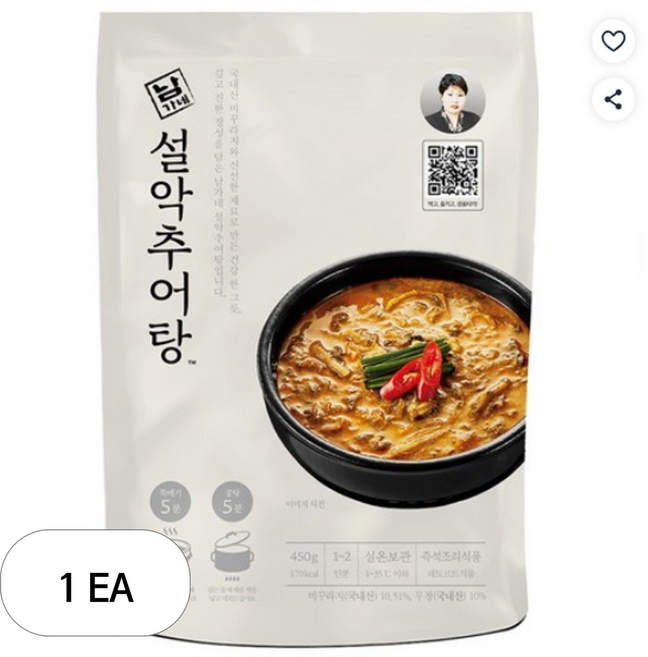 남가네설악추어탕, 450g, 1개
