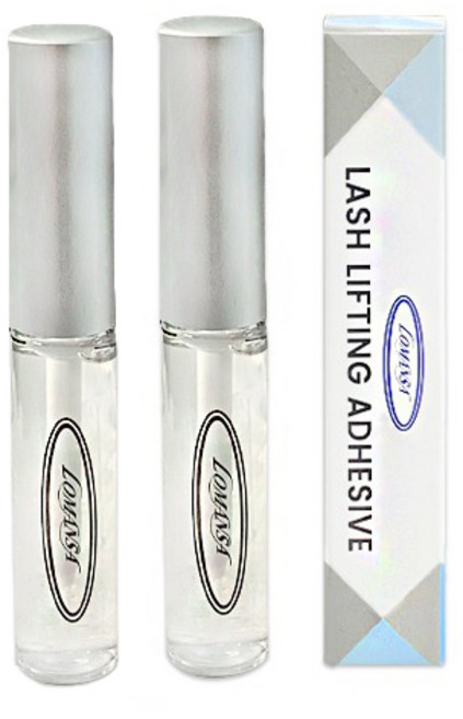 로만사 속눈썹 펌글루 투명, 2개