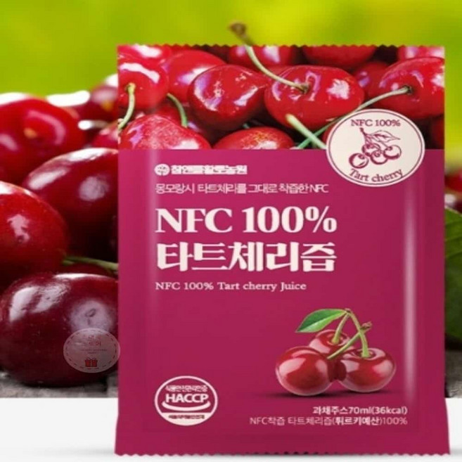 NFC 몽모랑시 100프로타트체리즙 70ml x 30포 타트체리착즙주스