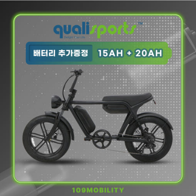 퀄리 엑스트론 에어로 48V 500W 15AH 전기자전거
