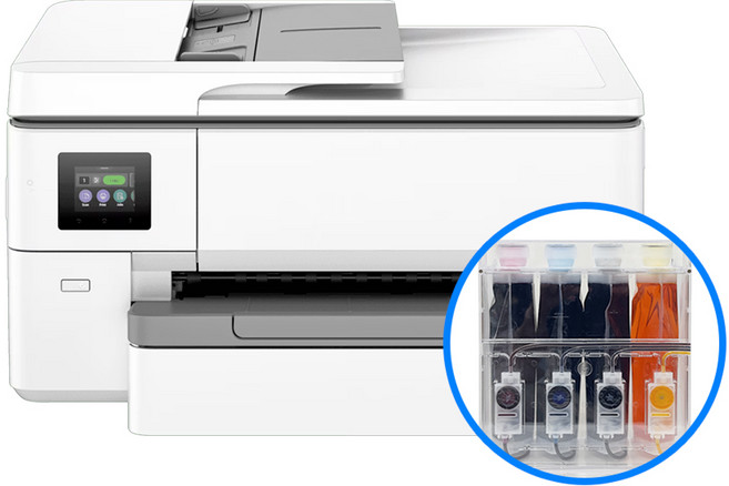 HP 오피스젯 프로 9720 무한잉크 복합기 2000ml (병행수입) / HP7720 후속모델 / HP9720 / 인쇄 / 스캔 / 복사