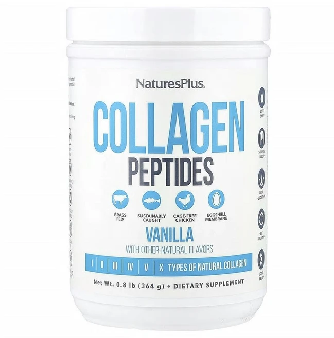 네이처스플러스 콜라겐 펩타이드 바닐라 맛 364g(0.8lb) NAP-45966, 1개, 364g - 쿠팡