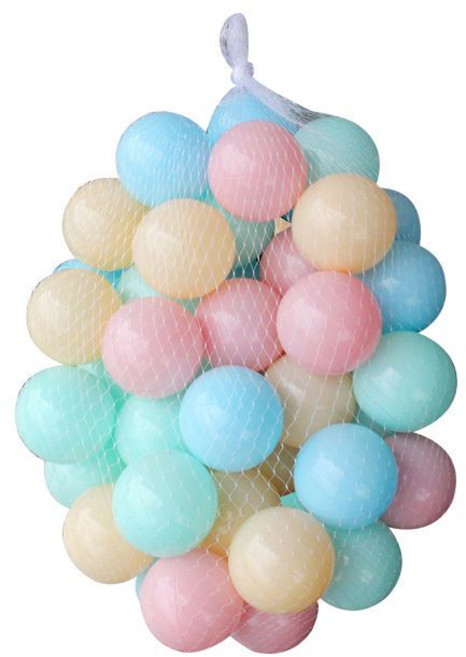 兒童折疊海洋球池 圓點遊戲帳篷 100cm, 1個, 單獨海洋球（沒帶球池）+100個球（5.6cm）