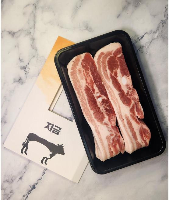 농협안심한돈 지금_삼겹 2.4k 신선스킨포장, 3개, 400g